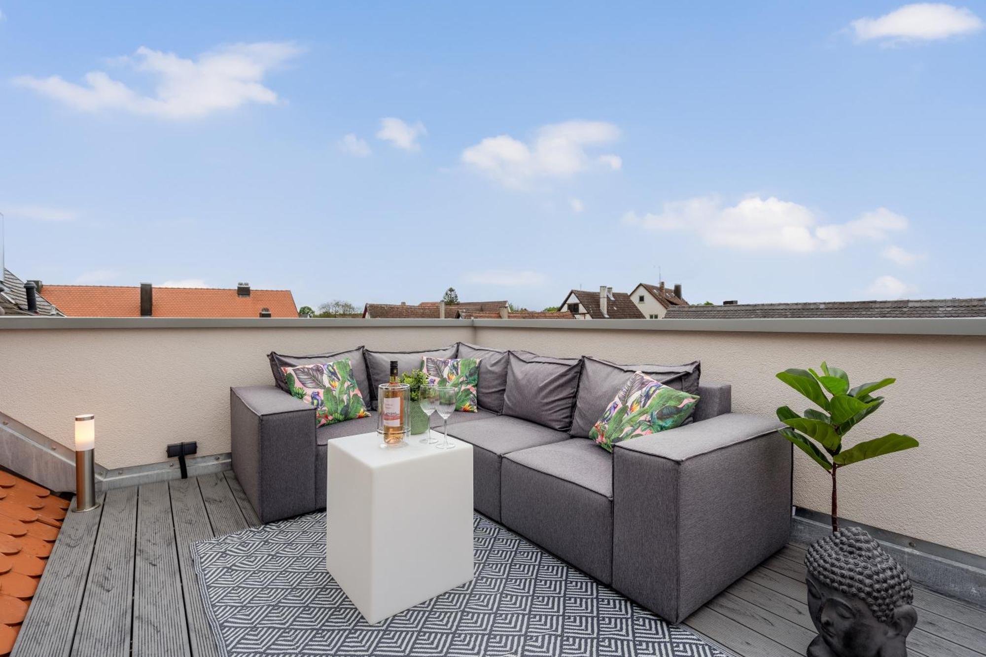 Namaste Homes - Ferienwohnung Mit Dachterrasse Bad Windsheim Zewnętrze zdjęcie